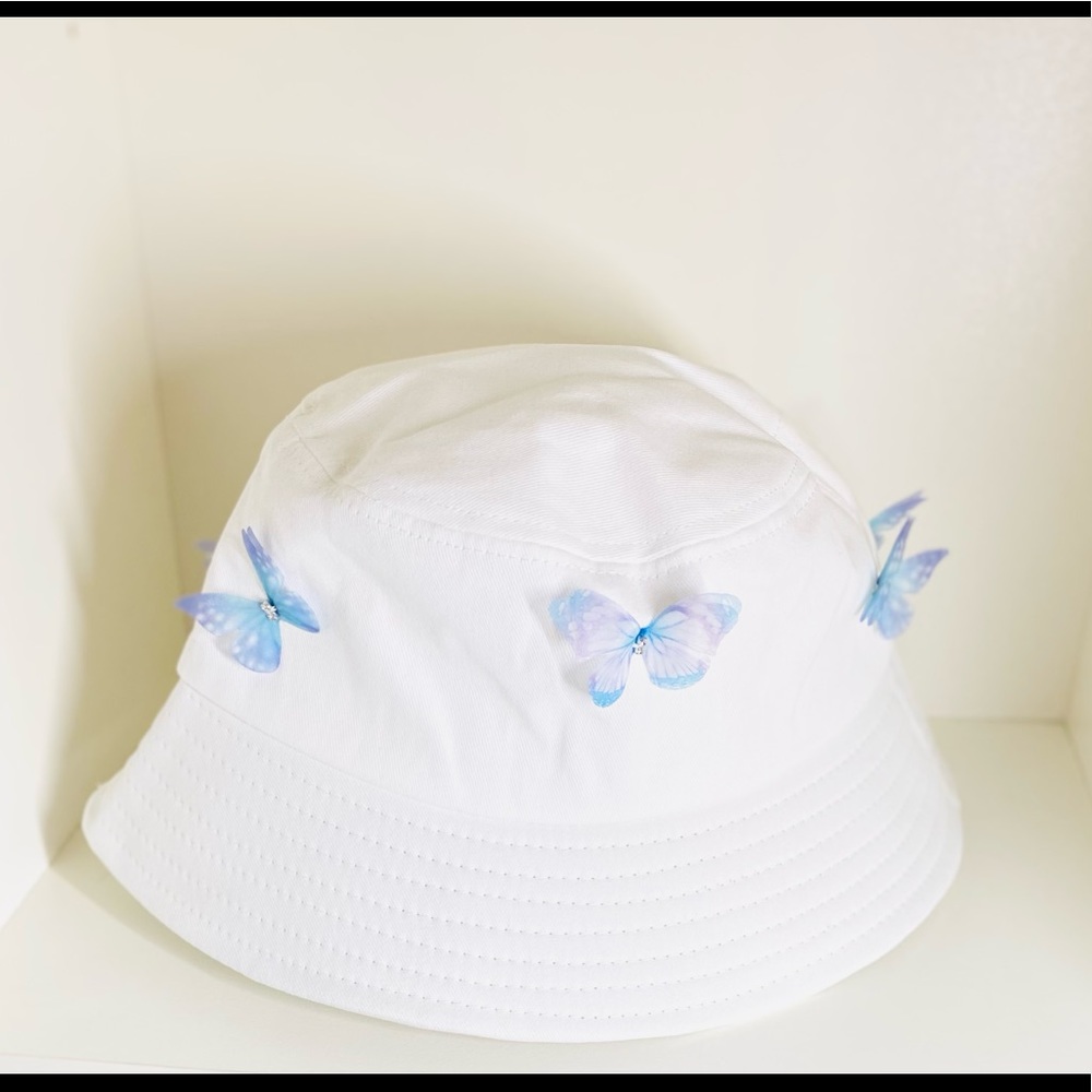 90's butterfly bucket hat